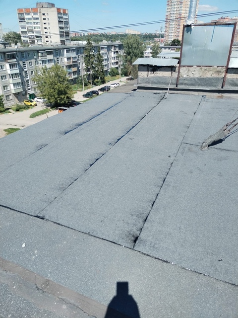Ремонт кровли на доме по адресу ул. Кауля д. 5 корпус 2
